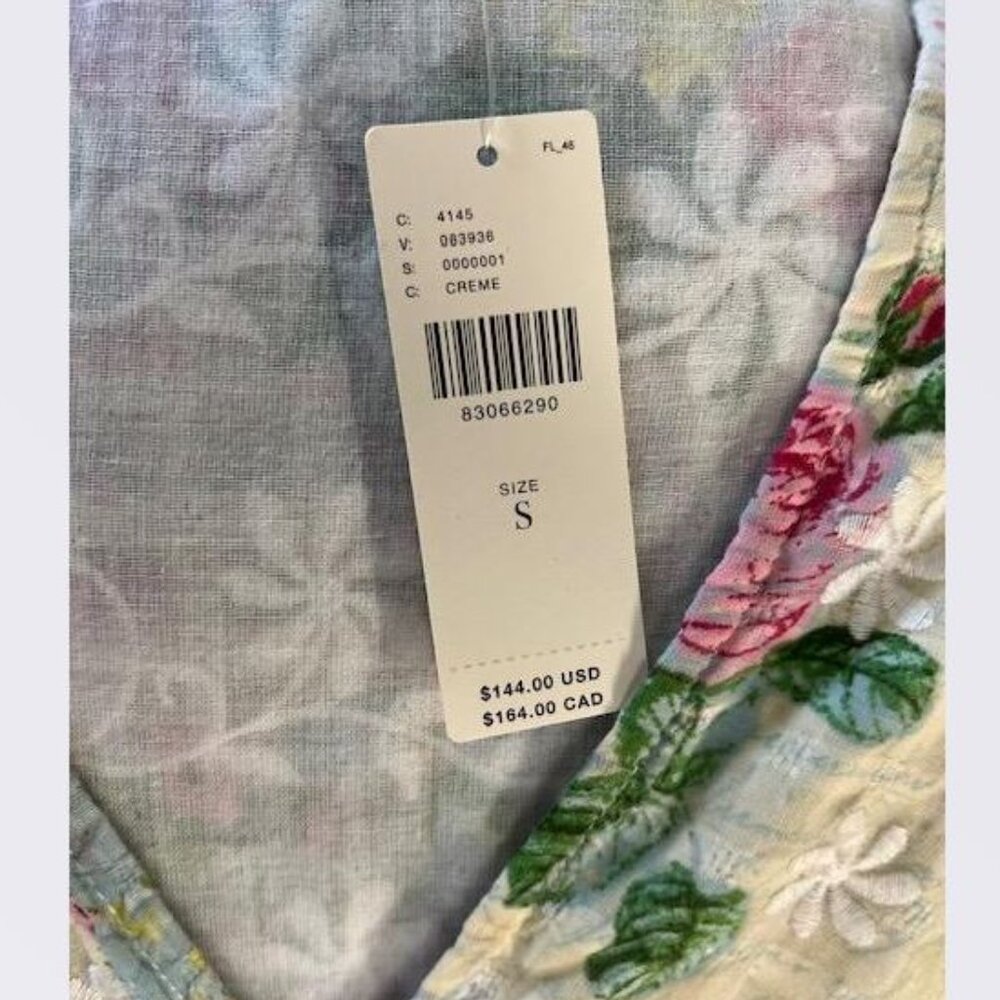 Anthropologie Barok Paris Ruffled V-Neck Mini Dress - Size Small - NWT - Picture 9 of 9